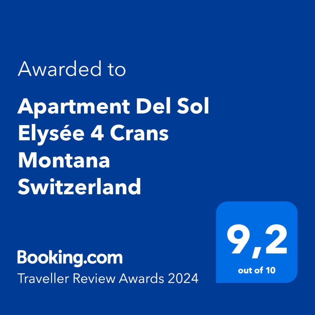 Apartment Del Sol Elysee 4 Crans Montana Switzerland Экстерьер фото